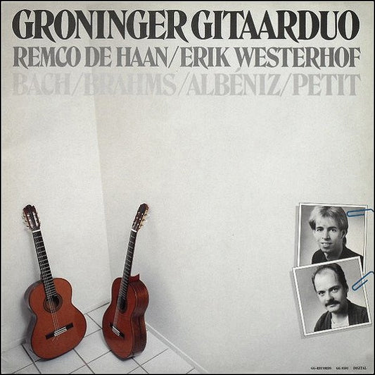 The Groningen Guitar Duo - Remco De Haan & Erik Westerhof - Johann Sebastian Bach / Johannes Brahms / Isaac Albéniz / Pierre Petit : Bach / Brahms / Albeniz / Petit (LP, Album)