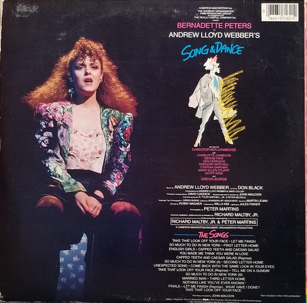 Bernadette Peters : Song & Dance The Songs (LP, Album)