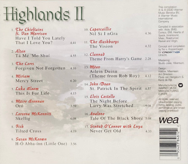 Various : Highlands II - Inspirations From The Islands And Highlands (CD, Comp)