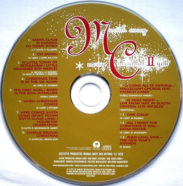 Mariah Carey : Merry Christmas II You (CD, Album + DVD-V, NTSC, Reg)