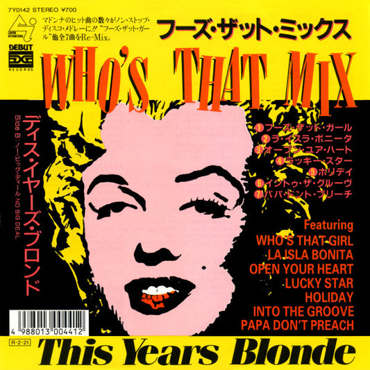 This Year's Blonde : Who's That Mix (7", Single, Promo)