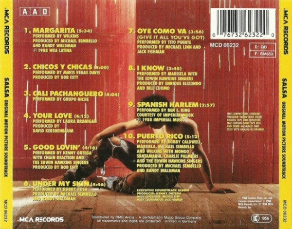 Various : Salsa The Motion Picture (Original Motion Picture Soundtrack) It's Hot! (CD, Album, Comp, RE)