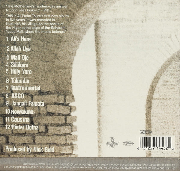 Ali Farka Touré : Niafunké (CD, Album)