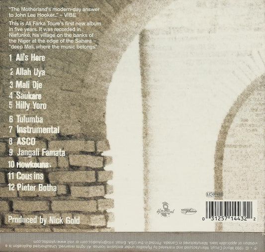 Ali Farka Touré : Niafunké (CD, Album)