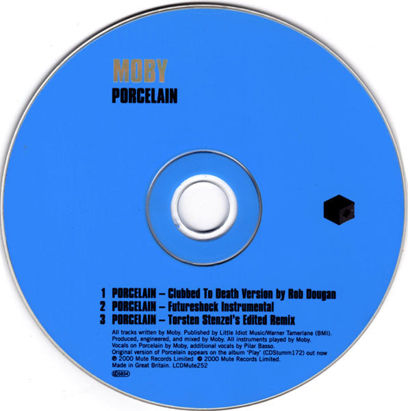 Moby : Porcelain (Remix) (CD, Single)