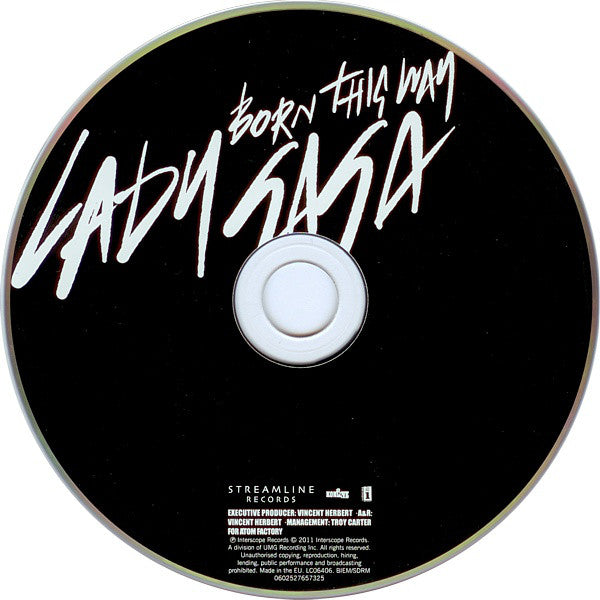 Lady Gaga : Born This Way (CD, Single)