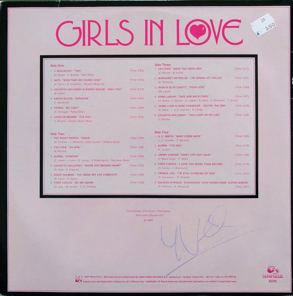 Various : Girls In Love (2xLP, Comp)