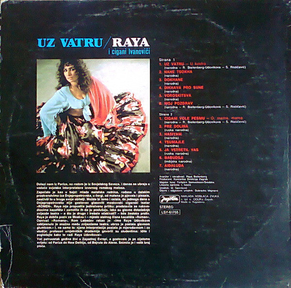 Raya (4) I Les Tziganes Ivanovitch : Uz Vatru (LP, Album)