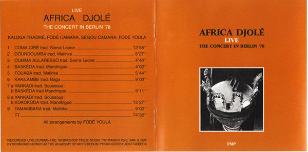 Africa Djolé : Live (The Concert In Berlin '78) (CD, RE)