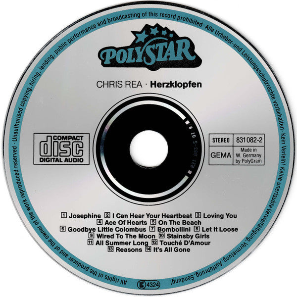 Chris Rea : Herzklopfen (CD, Comp)