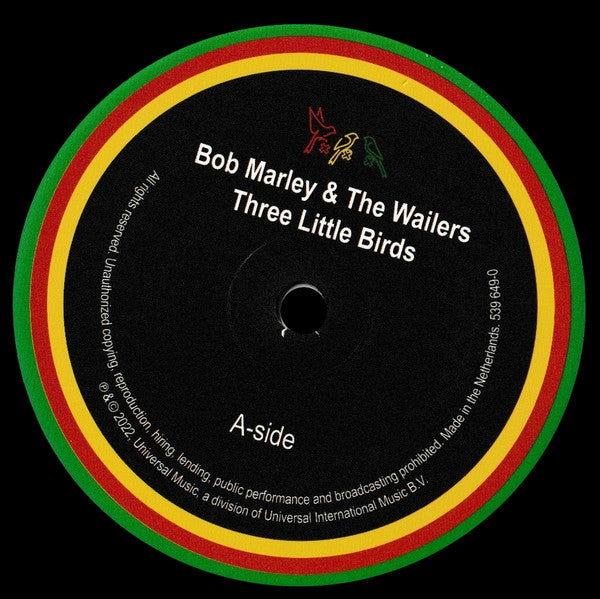 Bob Marley & The Wailers : Three Little Birds (7", Single)