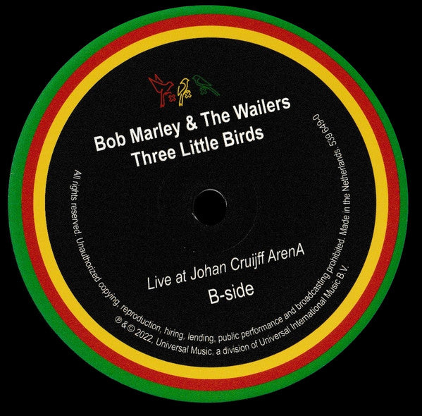 Bob Marley & The Wailers : Three Little Birds (7", Single)