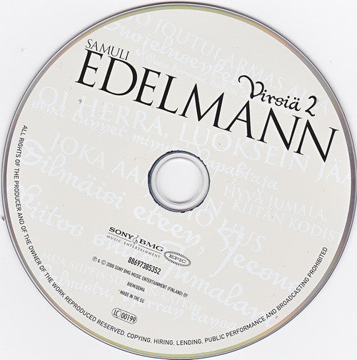 Samuli Edelmann : Virsiä 2 (CD, Album)