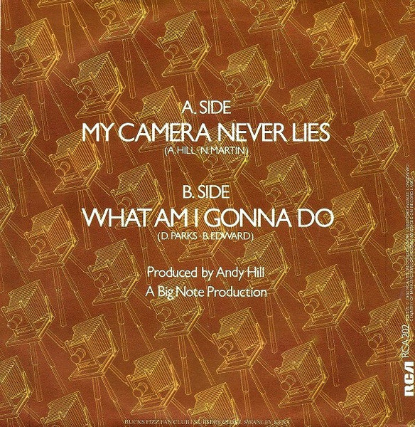 Bucks Fizz : My Camera Never Lies (7", Single)