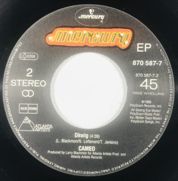 Cameo : You Make Me Work (7", Single)