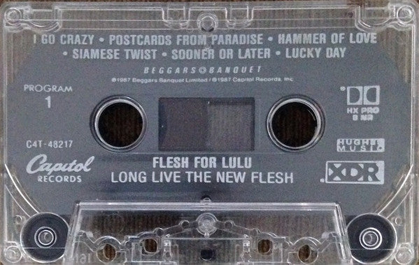 Flesh For Lulu : Long Live The New Flesh (Cass, Album, Dol)