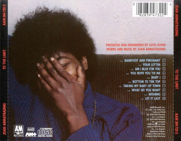 Joan Armatrading : To The Limit (CD, Album, RE)