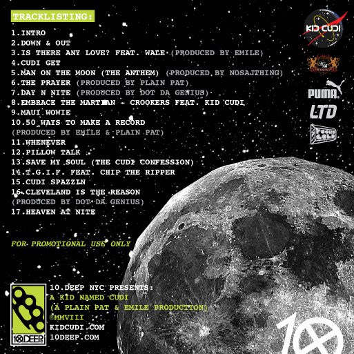 Kid Cudi : A Kid Named Cudi (CDr, Mixtape, Promo)