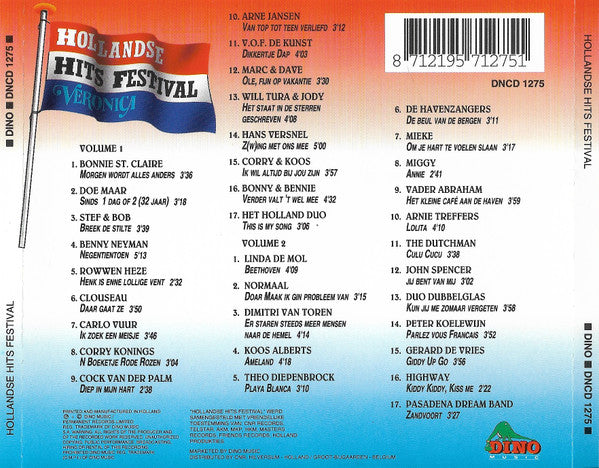 Various : Hollandse Hits Festival Veronica (CD, Comp)