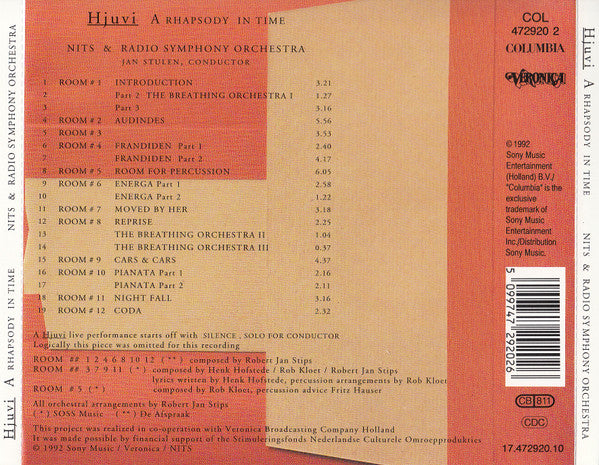 The Nits & Nederlands Radio Symfonie Orkest : Hjuvi: A Rhapsody In Time (CD, Album)