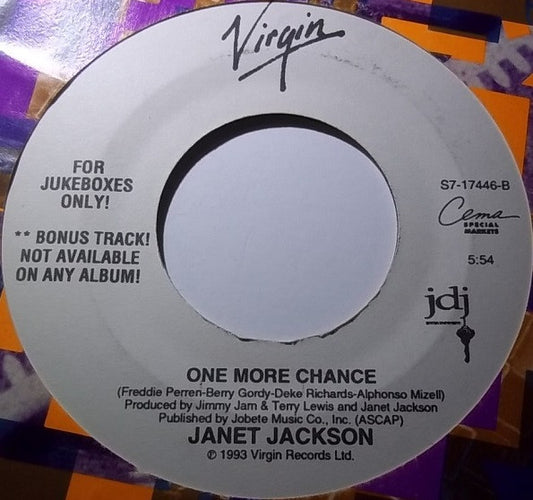 Janet Jackson : If (7", Jukebox)