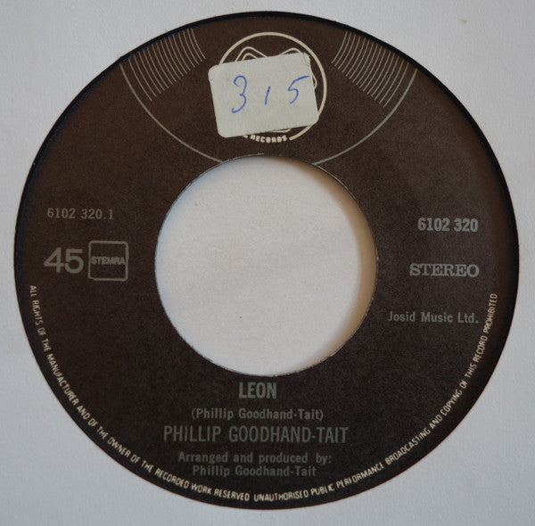 Phillip Goodhand-Tait : Leon  /  Everyday (7", Single)