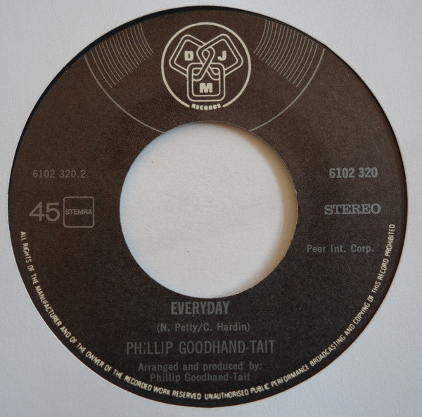Phillip Goodhand-Tait : Leon  /  Everyday (7", Single)
