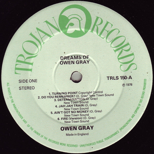 Owen Gray : Dreams Of Owen Gray (LP, Album)