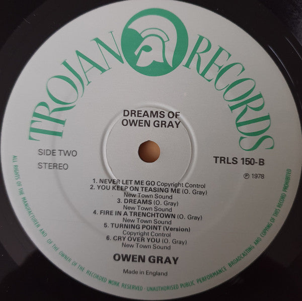 Owen Gray : Dreams Of Owen Gray (LP, Album)