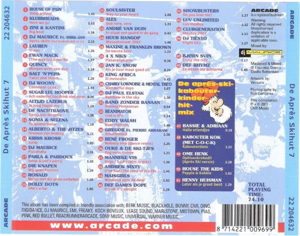 Various : De Après Skihut 7 (CD, Mixed)