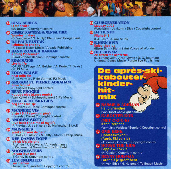 Various : De Après Skihut 7 (CD, Mixed)