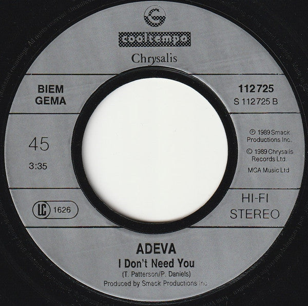 Adeva : I Thank You (7", Single)