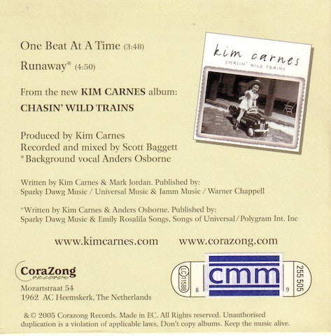 Kim Carnes : One Beat At A Time (CD, Single, Car)
