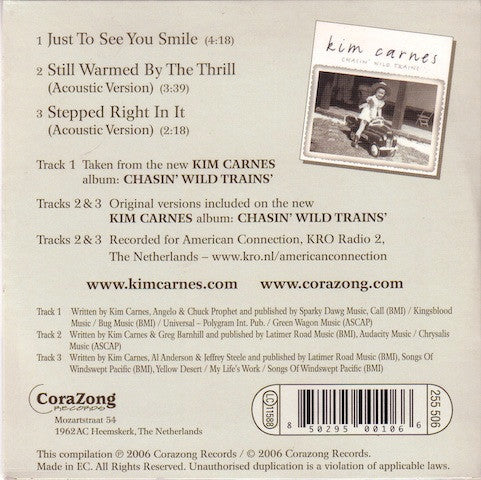 Kim Carnes : Just To See You Smile (CD, Single, Car)