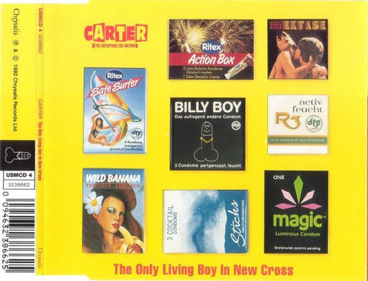 Carter The Unstoppable Sex Machine : The Only Living Boy In New Cross (CD, Single)