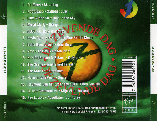 Various : De Zevende Dag - Live (CD, Album)