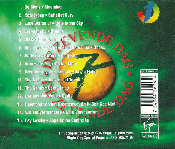 Various : De Zevende Dag - Live (CD, Album)