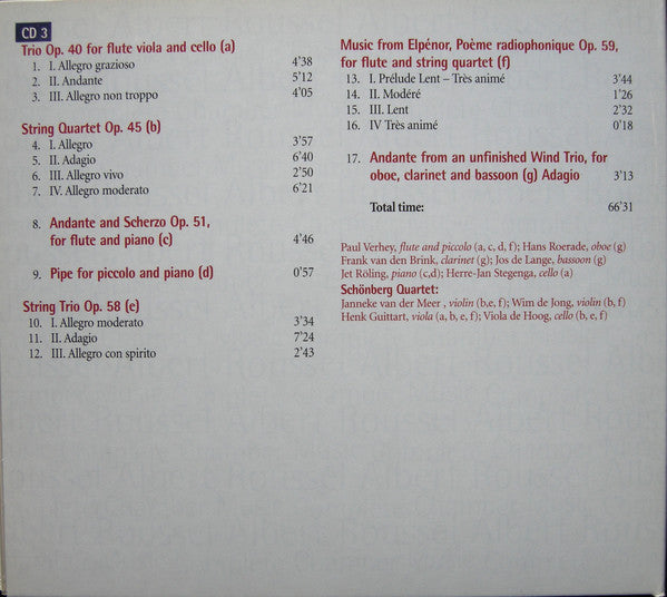 Albert Roussel : Chamber Music (Complete) (3xCD, Comp)