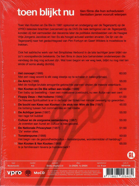 Van Kooten & De Bie : Toen Blijkt Nu (3xDVD-V, 4:3)