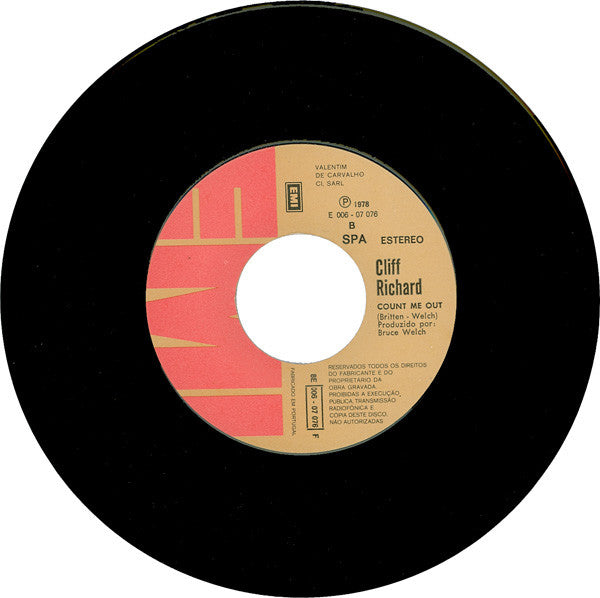 Cliff Richard : We Don't Talk Anymore (7", Single)