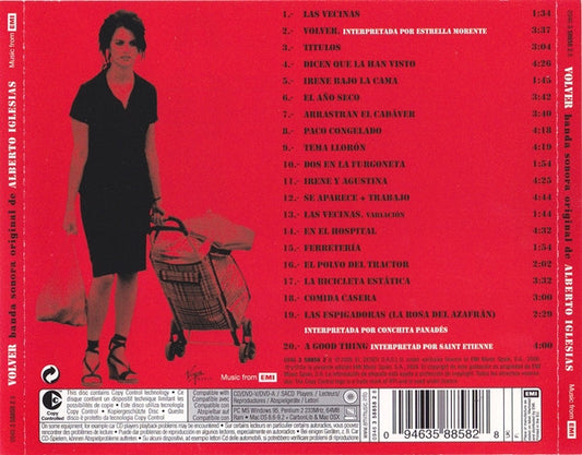 Alberto Iglesias : Volver (CD, Album)