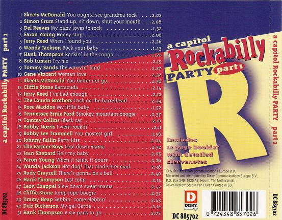Various : A Capitol Rockabilly Party Part 1 (CD, Comp)
