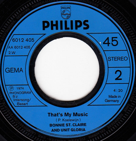 Bonnie St. Claire & Unit Gloria : Voulez-vous (Yes I Do, I Love You) (7", Single)