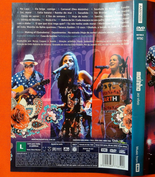 Moinho (2) : Ao Vivo (DVD)