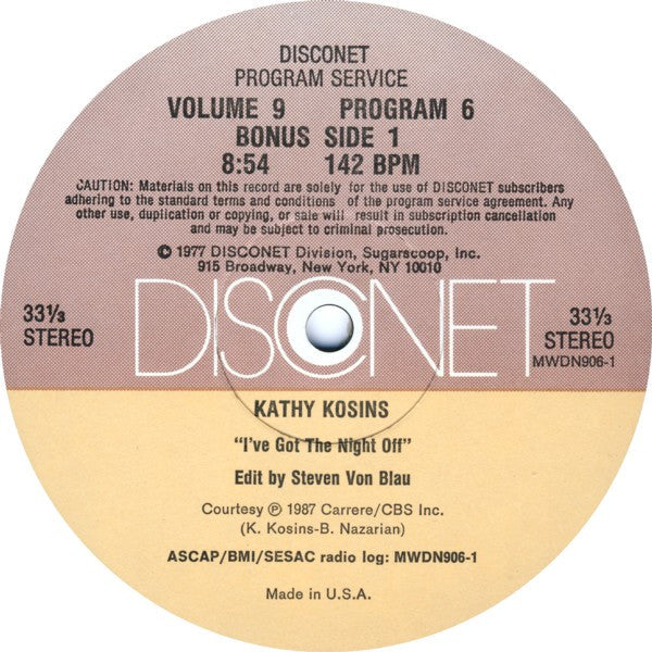 Various : Volume 9 Program 6 (2x12")