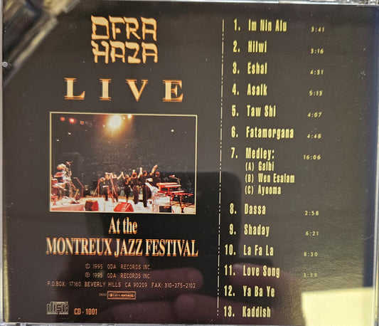 Ofra Haza : Live At The Montreux Jazz Festival (CD, Album)