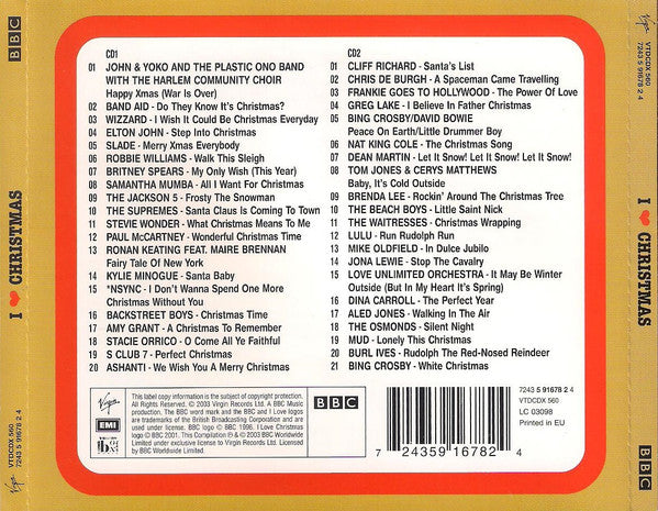 Various : I Love Christmas (2xCD, Comp)