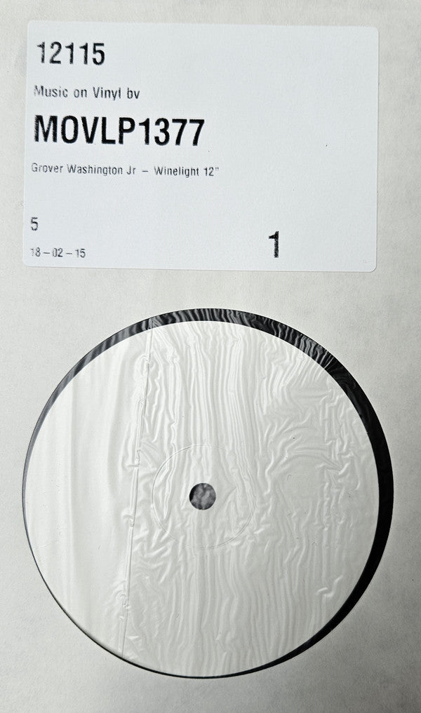 Grover Washington, Jr. : Winelight (LP, Album, RE, RM, TP, 180)