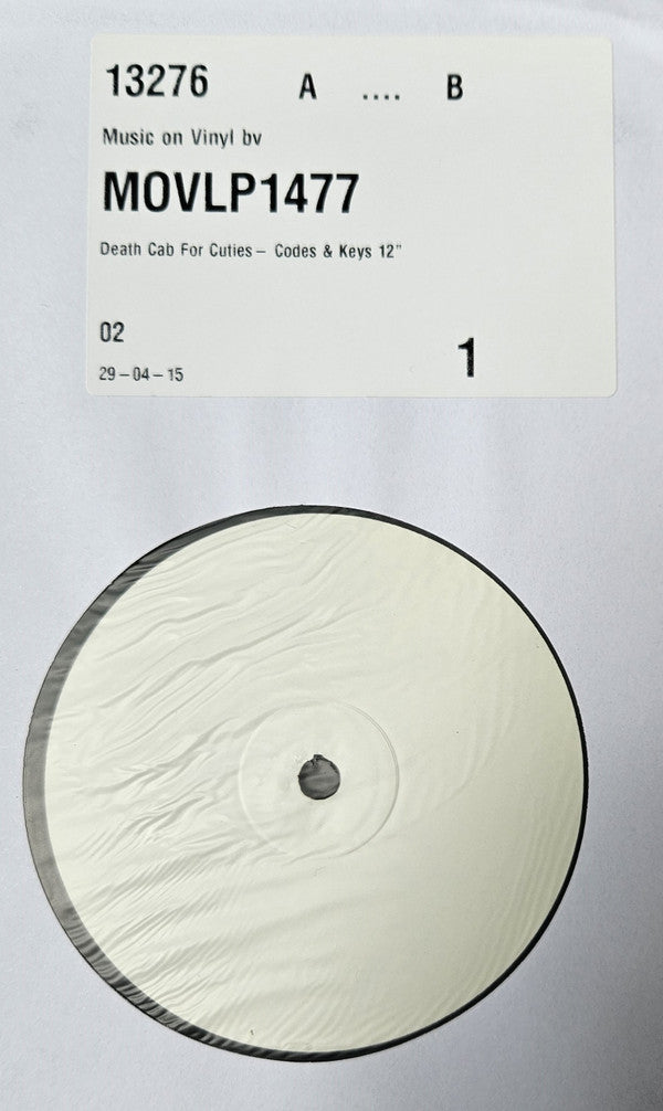 Death Cab For Cutie : Codes And Keys (2xLP, Album, RE, TP)