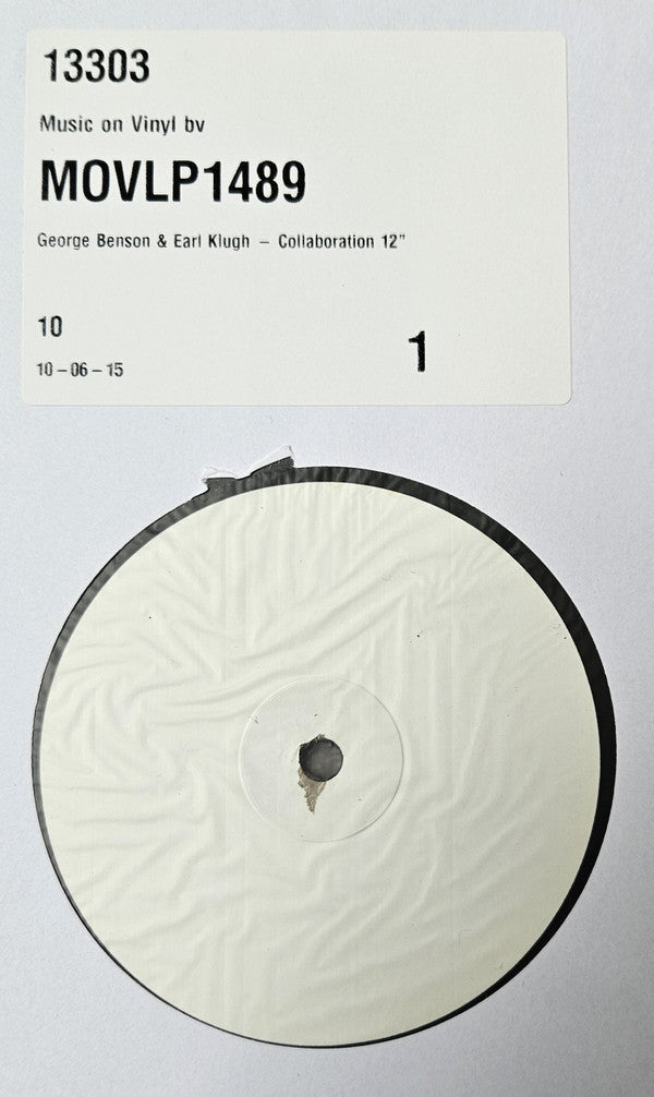 George Benson / Earl Klugh : Collaboration (LP, Album, RE, TP, 180)